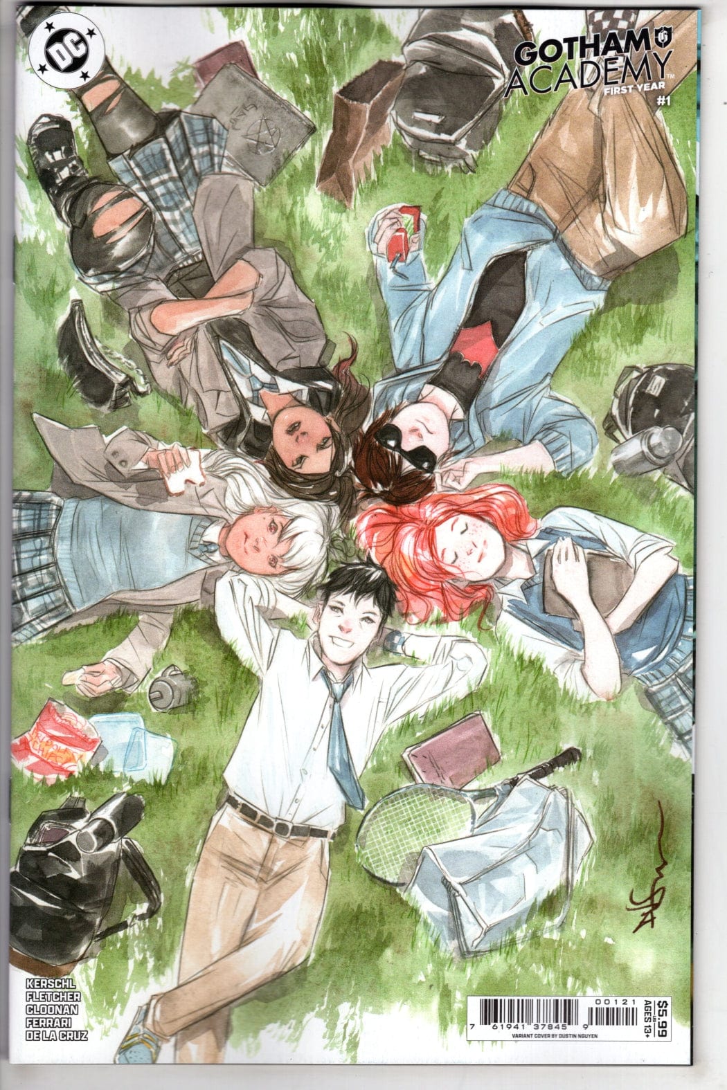 DC Comics NEW THIS WEEK GOTHAM ACADEMY FIRST YEAR #1 (OF 6) CVR B DUSTIN NGUYEN CARD STOCK VAR