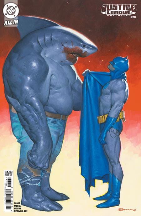 DC Comics NEW THIS WEEK JUSTICE LEAGUE UNLIMITED #20 CVR D FABRIZIO DE TOMMASO CARD STOCK VAR (VF/NM)