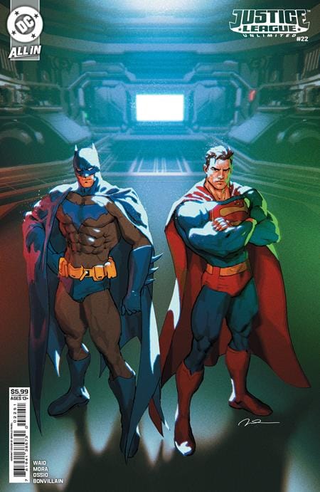 DC Comics NEW THIS WEEK JUSTICE LEAGUE UNLIMITED #22 CVR E GERALD PAREL CARD STOCK VAR (VF/NM)