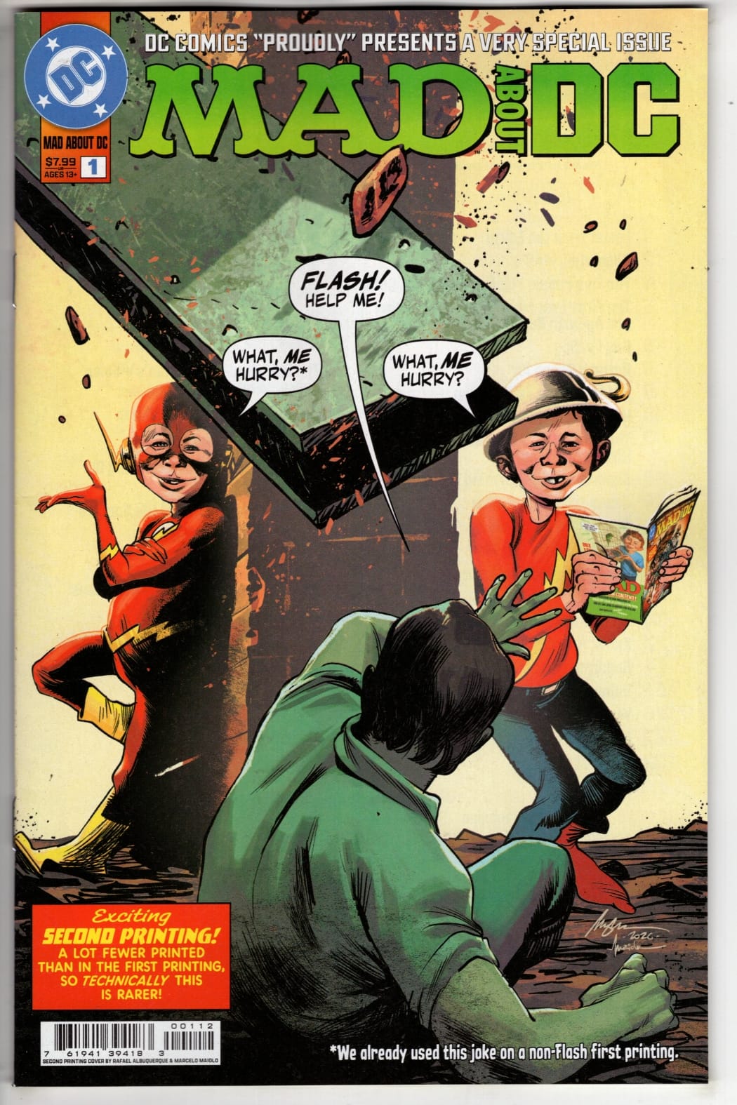dc Comics NEW THIS WEEK MAD ABOUT DC #1 (ONE SHOT) Second Printing Cvr A (VF/NM)