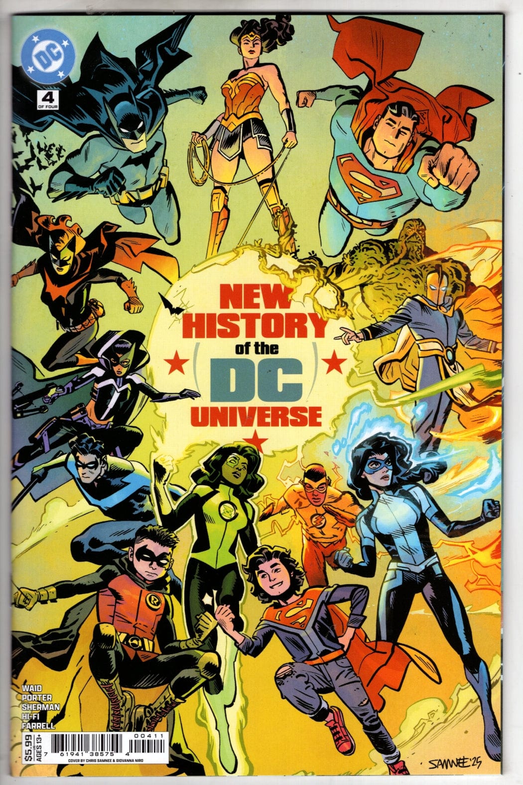 DC Comics NEW THIS WEEK NEW HISTORY OF THE DC UNIVERSE #4 (OF 4) CVR A CHRIS SAMNEE