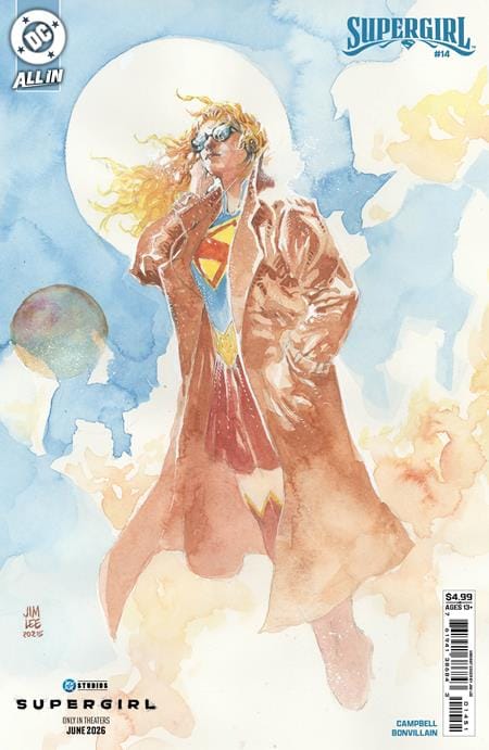 DC Comics NEW THIS WEEK SUPERGIRL #14 CVR E JIM LEE SUPERGIRL MOVIE CARD STOCK VAR (THE REIGN OF THE SUPERBOYS) (VF/NM)