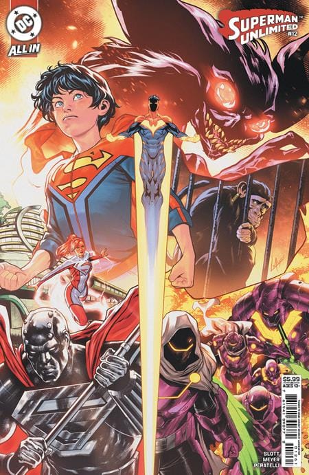 DC Comics NEW THIS WEEK SUPERMAN UNLIMITED #12 CVR E LUCAS MEYER THINGS TO COME CARD STOCK VAR (THE REIGN OF THE SUPERBOYS) (VF/NM)