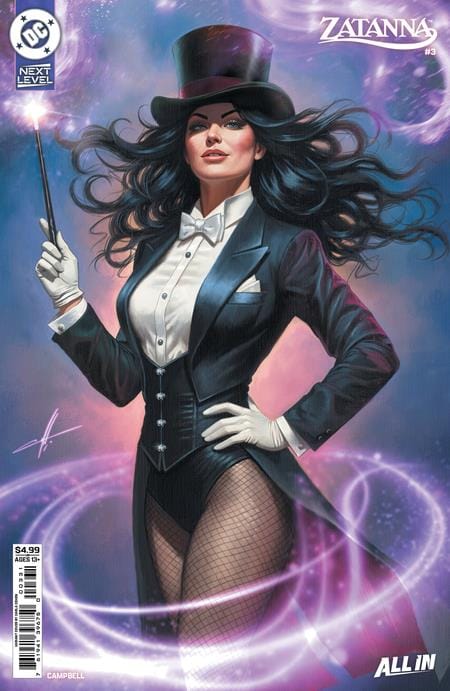 DC Comics NEW THIS WEEK ZATANNA (2026) #3 CVR C ADAM HUGHES CARD STOCK VAR (VF/NM)