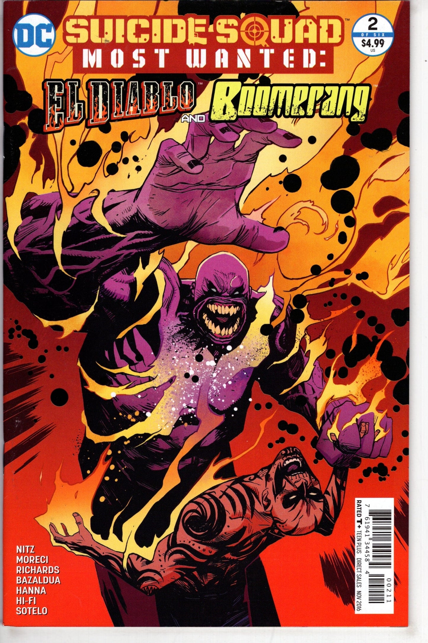 DC COMICS SUICIDE SQUAD MOST WANTED EL DIABLO & BOOMERANG #2 (OF 6)