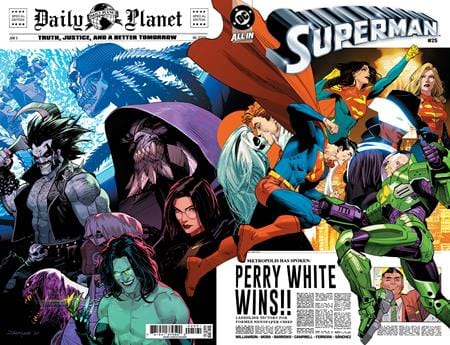 DC COMICS SUPERMAN #25 CVR H DAN MORA FOIL VAR