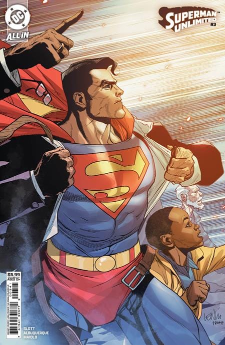 DC Comics SUPERMAN UNLIMITED #3 CVR B LEINIL FRANCIS YU CARD STOCK VAR