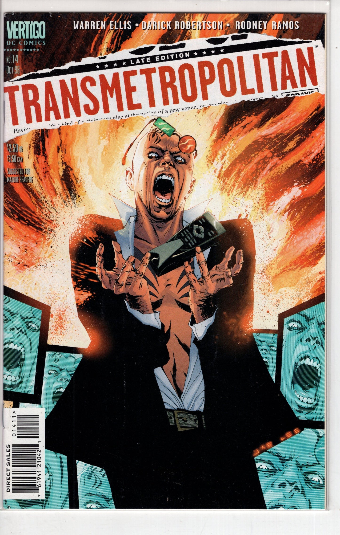 DC/Helix Comics Transmetropolitan #14 (1997-2002)