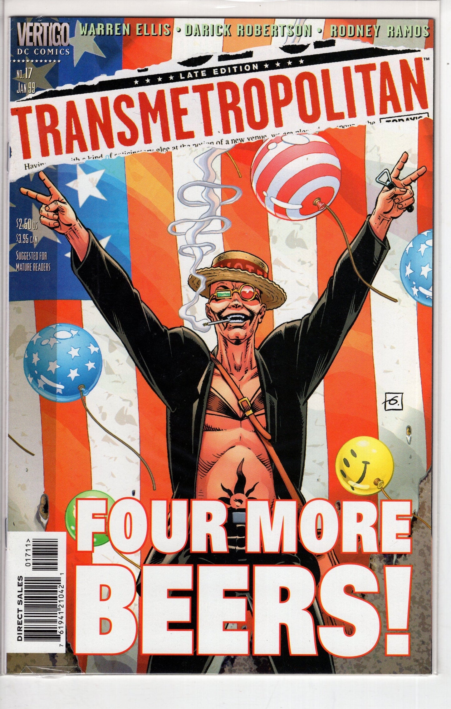 DC/Helix Comics Transmetropolitan #17 (1997-2002)