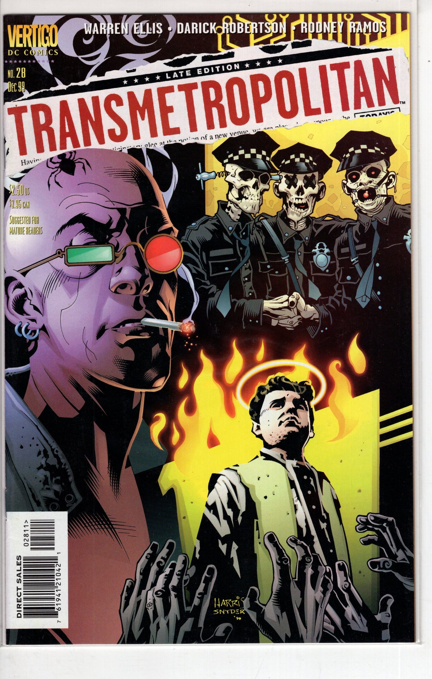 DC/Helix Comics Transmetropolitan #28 (1997-2002)