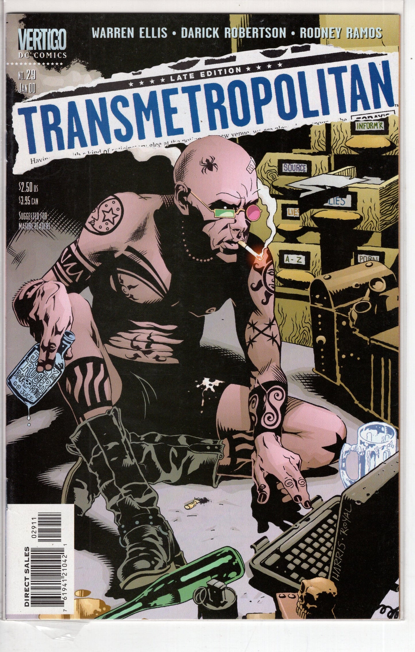 DC/Helix Comics Transmetropolitan #29 (1997-2002)