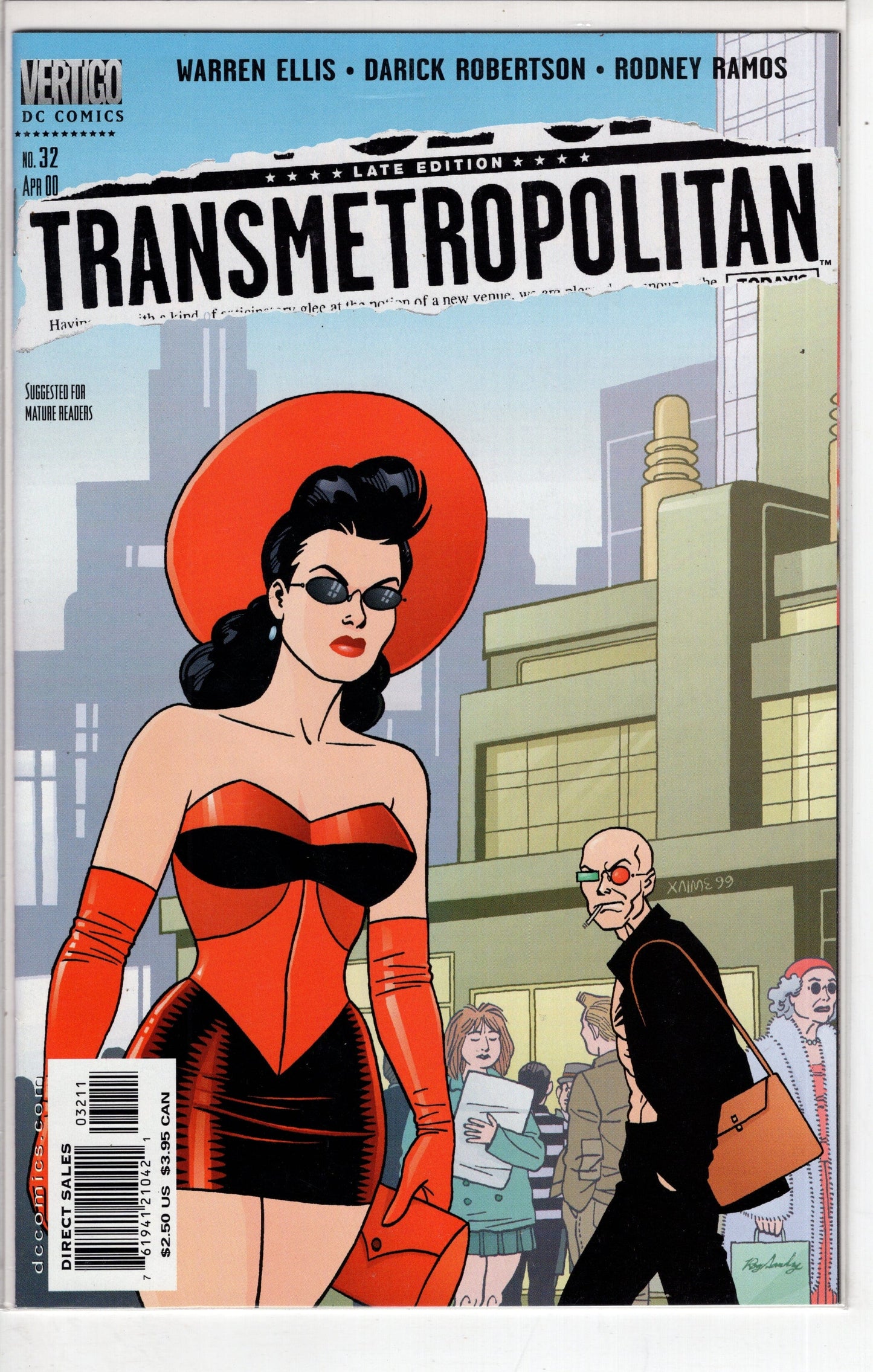 DC/Helix Comics Transmetropolitan #32 (1997-2002)
