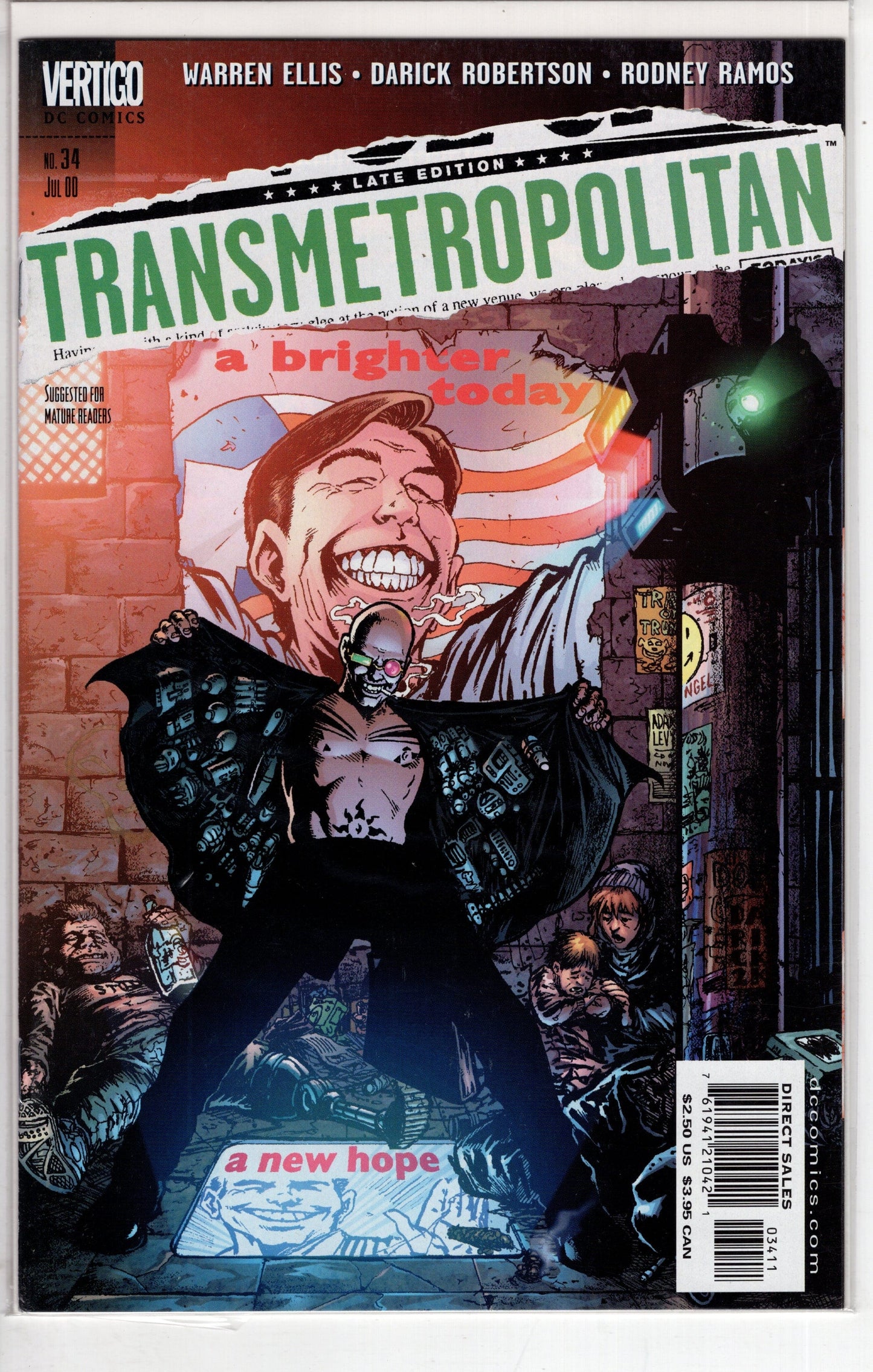 DC/Helix Comics Transmetropolitan #34 (1997-2002)
