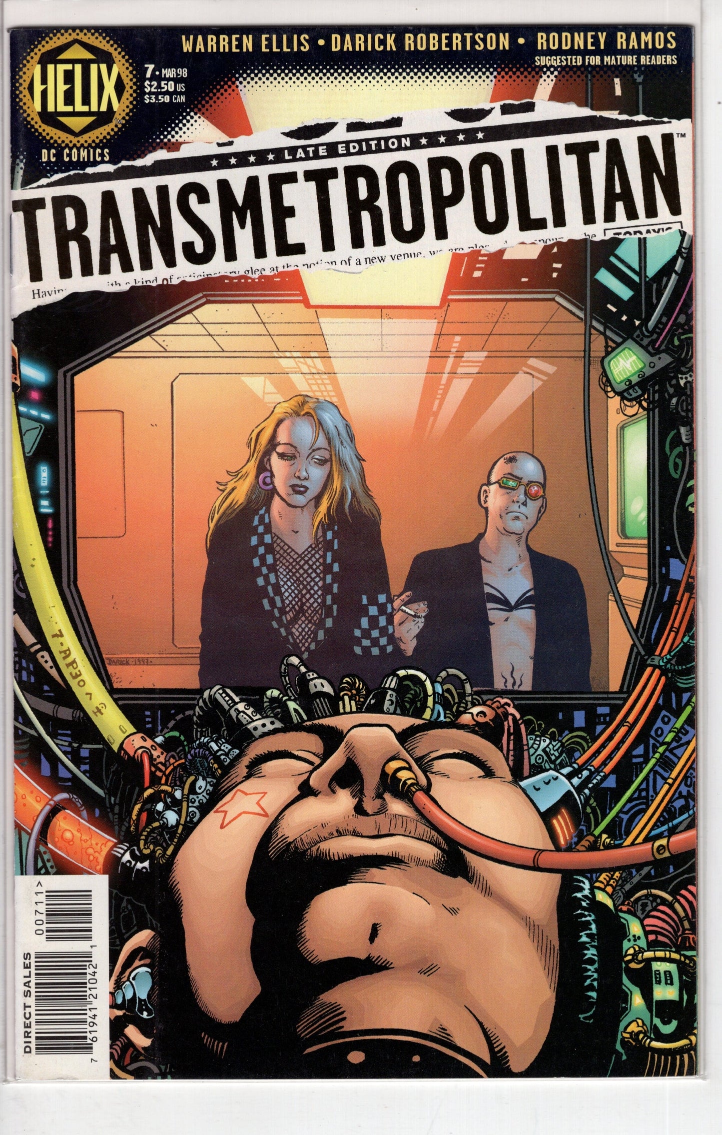DC/Helix Comics Transmetropolitan #7 (1997-2002)