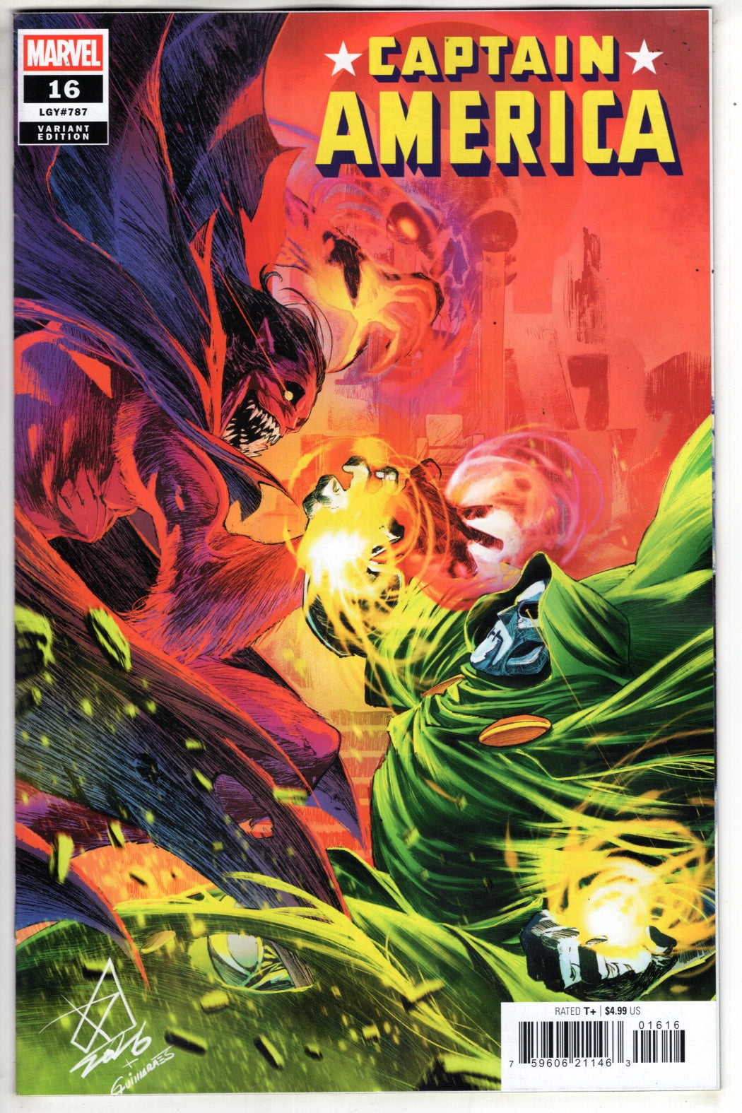 CAPTAIN AMERICA #16 DEVMALYA PRAMANIK VARIANT (VF/NM) - Packrat Comics