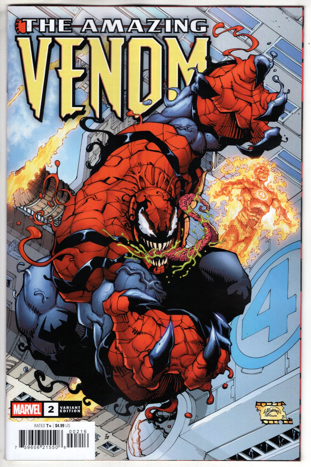 THE AMAZING VENOM #2 WILL ROBSON VARIANT (VF/NM) - Packrat Comics