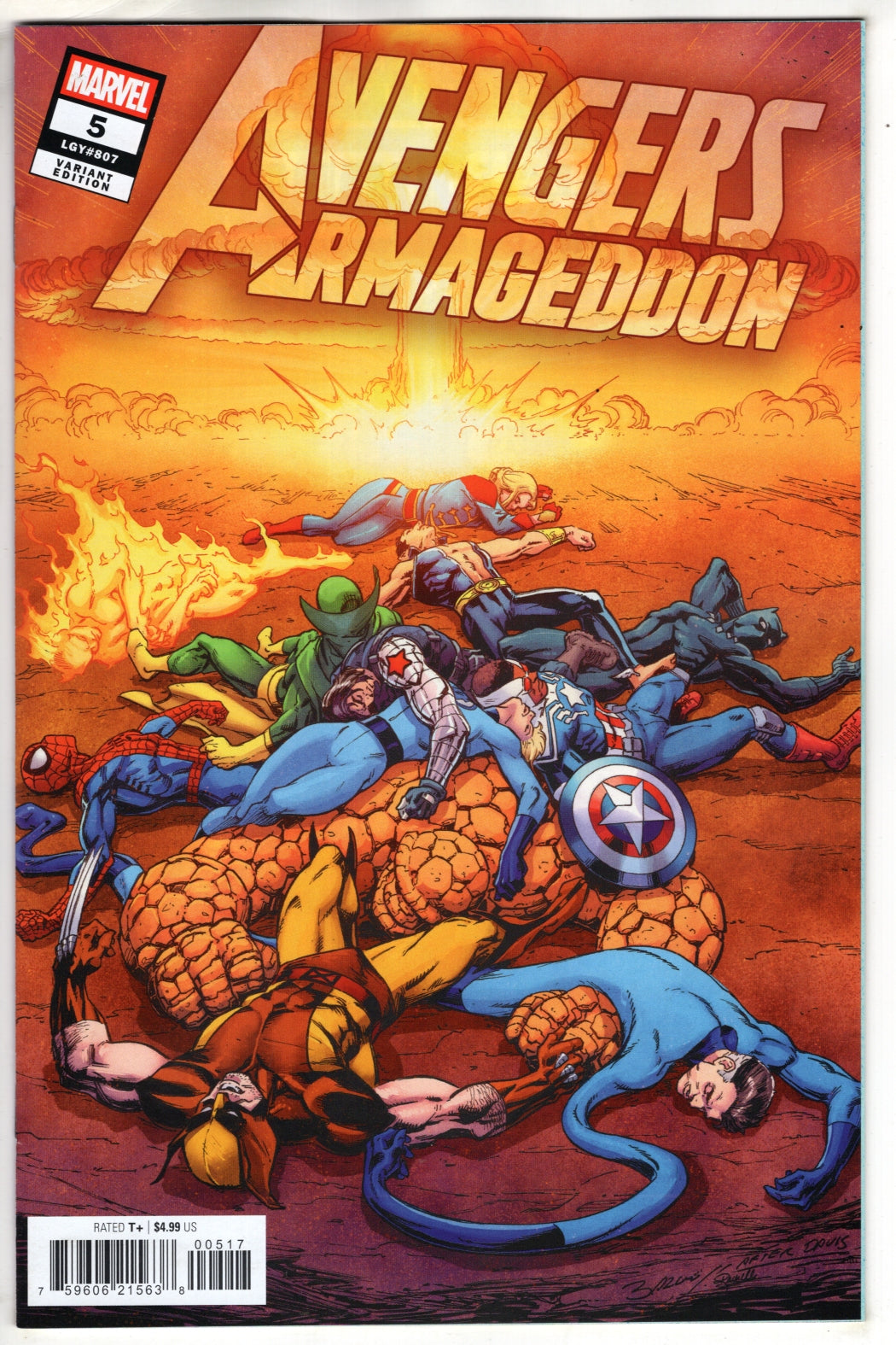 AVENGERS: ARMAGEDDON #5 MARK BAGLEY VARIANT (VF/NM) - Packrat Comics