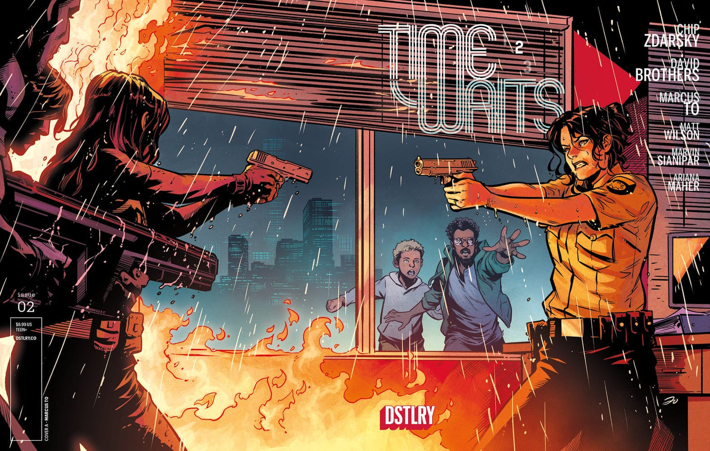 DSTLRY MEDIA COMIC BOOK Time Waits #2 Cover A To
