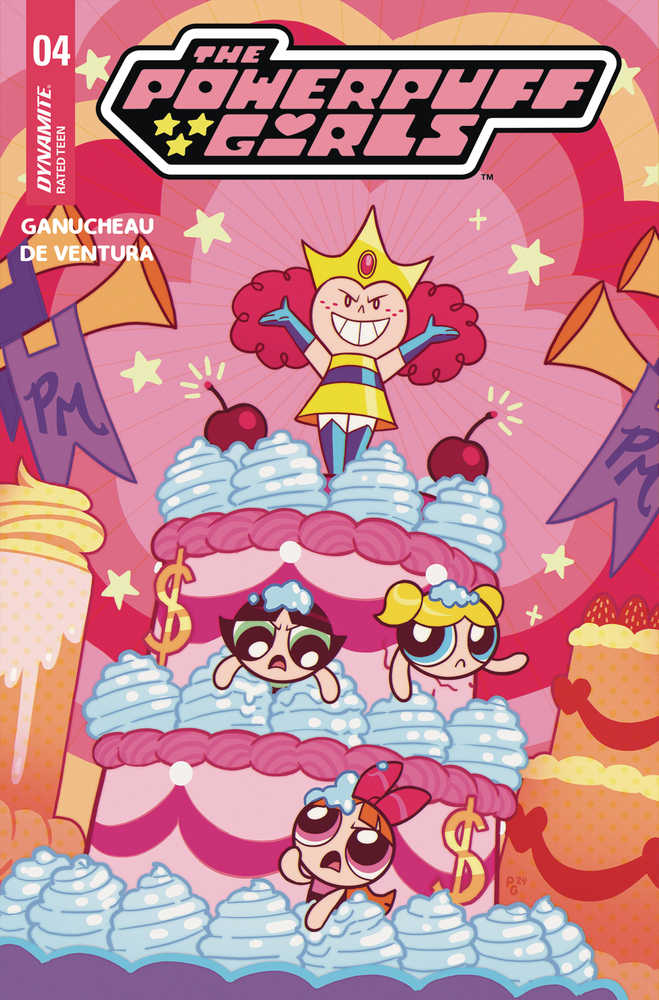 DYNAMITE COMIC BOOK Powerpuff Girls #4 Cover A Ganucheau