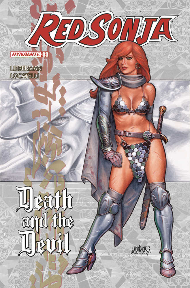 DYNAMITE COMIC BOOK Red Sonja Death And The Devil #3 Cover A Linsner