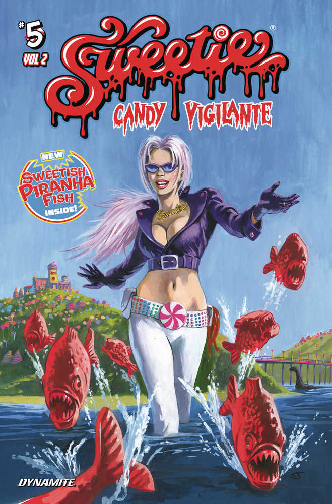 DYNAMITE COMIC BOOK Sweetie Candy Vigilante Volume 2 #5 Cover A Sistilli Blue (Mature)
