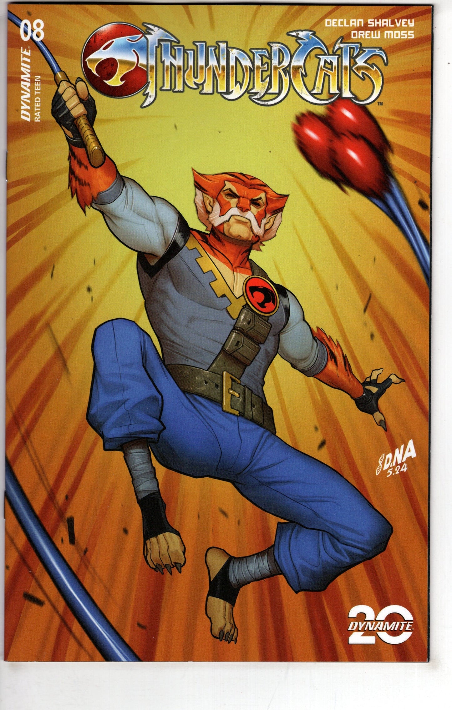DYNAMITE COMIC BOOK Thundercats #8 Cover A Nakayama