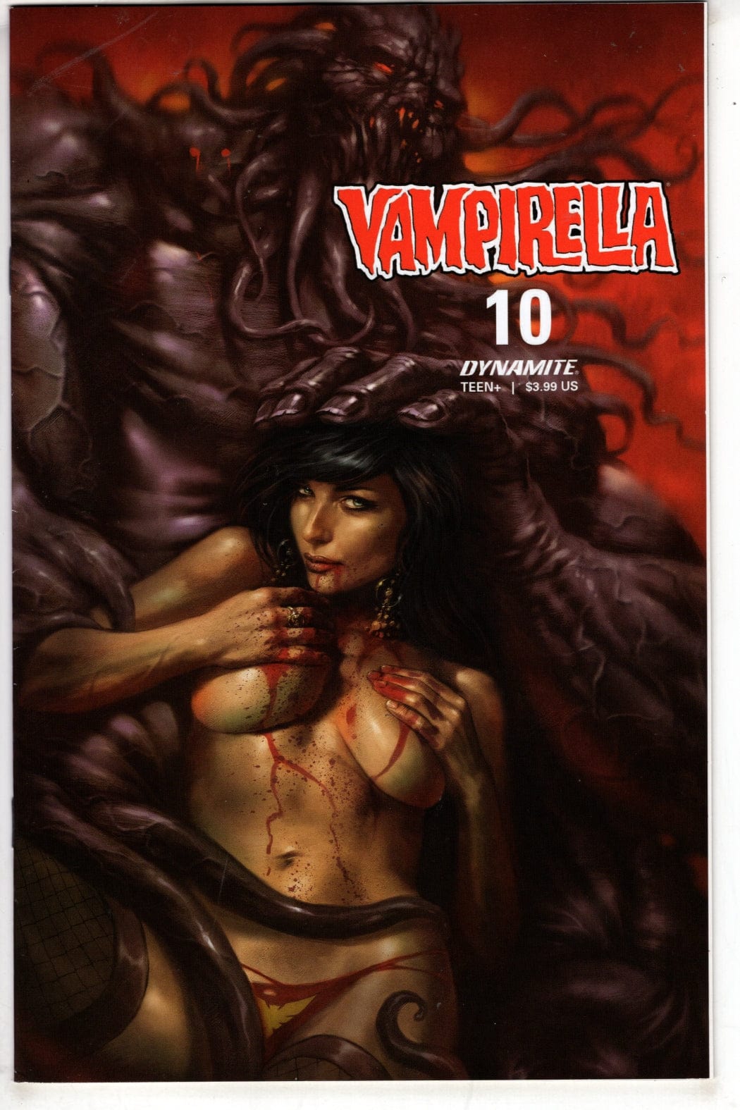 DYNAMITE comic book VAMPIRELLA #10 CVR A PARRILLO