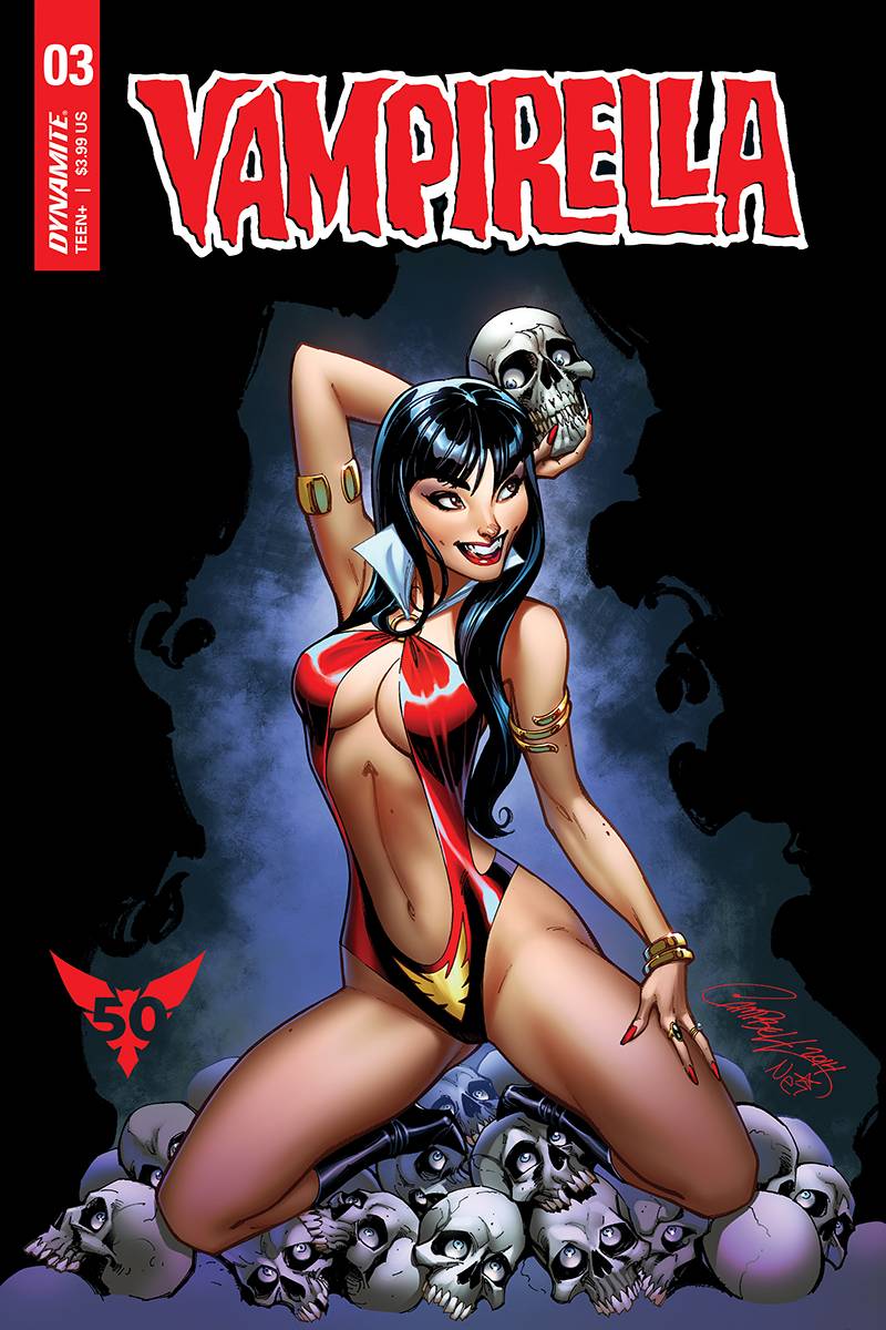 DYNAMITE comic book VAMPIRELLA #3 CVR A CAMPBELL