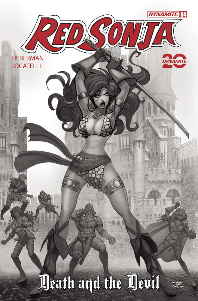 DYNAMITE Comics Red Sonja Death And The Devil #4 Cover I 20 Copy Variant Edition Moritat