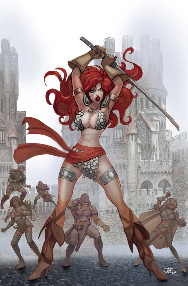 DYNAMITE Comics Red Sonja Death And The Devil #4 Cover J 25 Copy Variant Edition Moritat