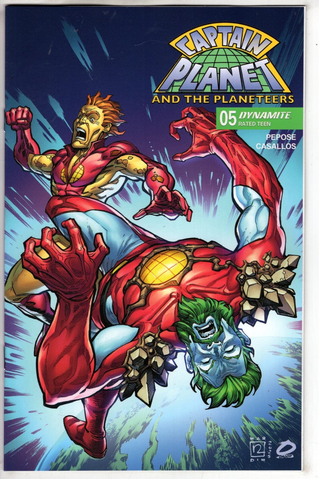 DYNAMITE Entertainment NEW THIS WEEK CAPTAIN PLANET #5 CVR A CHAD HARDIN