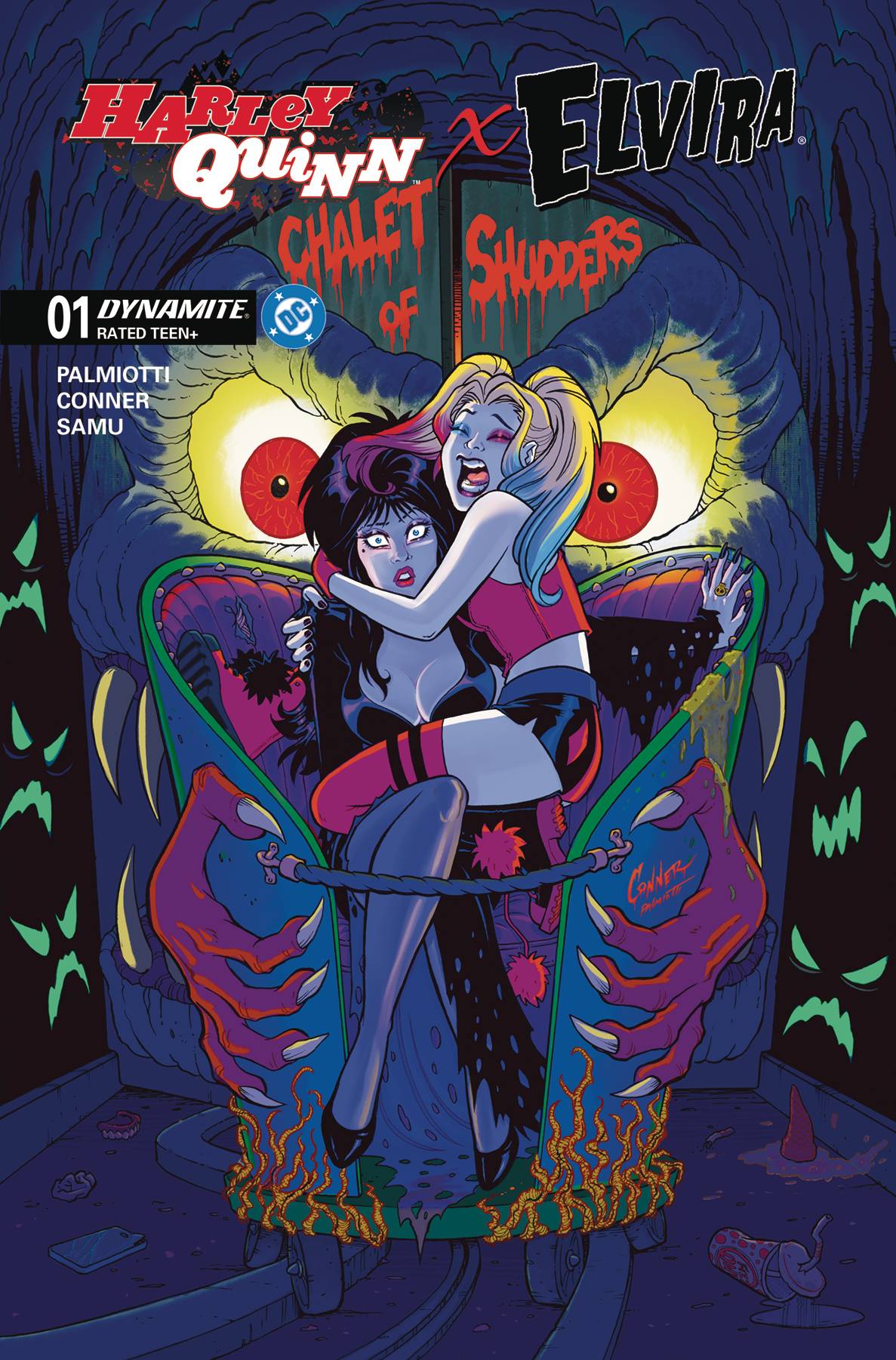 Dynamite Entertainment NEW THIS WEEK HARLEY QUINN X ELVIRA #1 CVR M INC 1:10 AMANDA CONNER ORIGINAL VAR
