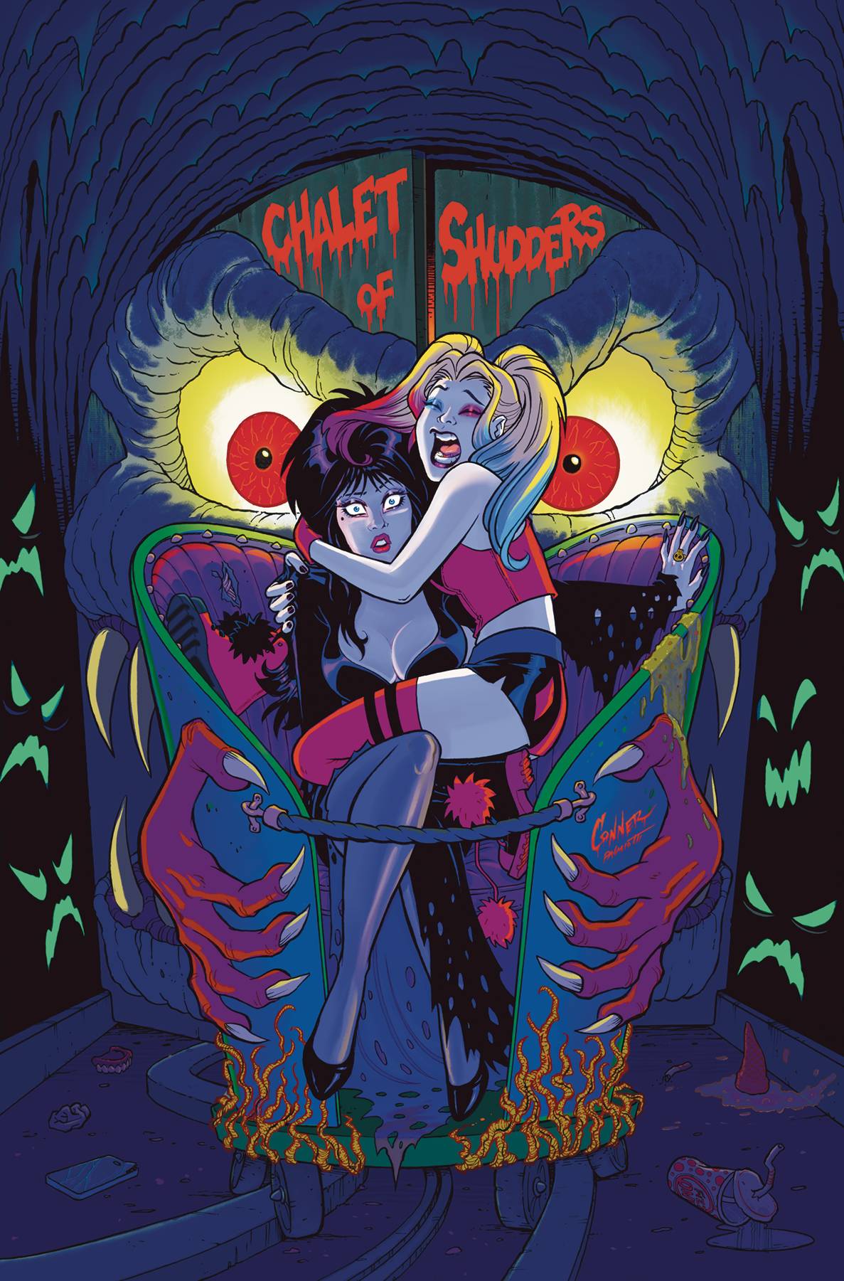 Dynamite Entertainment NEW THIS WEEK HARLEY QUINN X ELVIRA #1 CVR V INC 1:50 AMANDA CONNER VIRGIN VAR