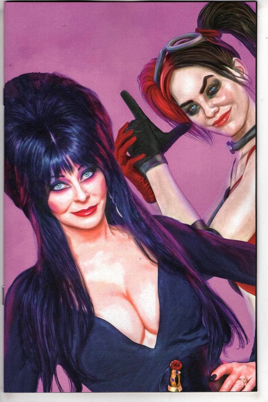 Dynamite Entertainment NEW THIS WEEK HARLEY QUINN X ELVIRA #1 CVR ZA INC 1:15 MARK SPEARS PINK VIRGIN FOC BONUS VAR