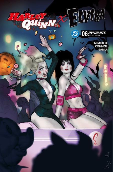 DYNAMITE Entertainment NEW THIS WEEK HARLEY QUINN X ELVIRA #6 CVR D BEN CALDWELL VAR (VF/NM)