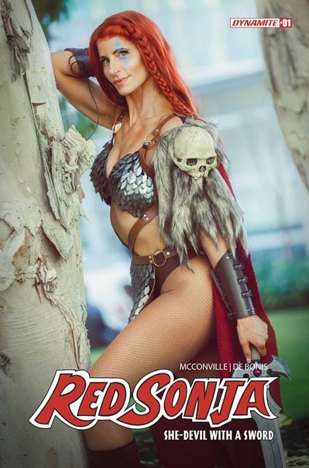 DYNAMITE Entertainment NEW THIS WEEK RED SONJA SHE DEVIL WITH A SWORD #1 CVR E WOMAN OF WONDER COSPLAY VAR (VF/NM)
