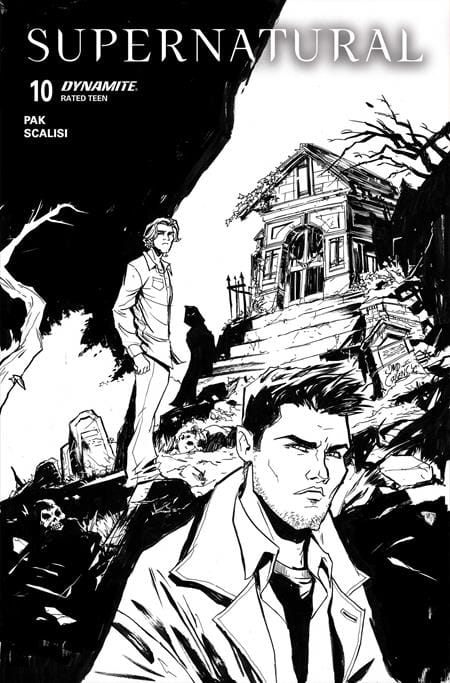 DYNAMITE Entertainment NEW THIS WEEK SUPERNATURAL #10 CVR G INC 1:10 DAVID COUSENS LINE ART VAR (VF/NM)