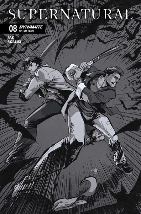 DYNAMITE Entertainment NEW THIS WEEK SUPERNATURAL #8 CVR G INC 1:10 DAVID COUSENS LINE ART VAR (VF/NM)