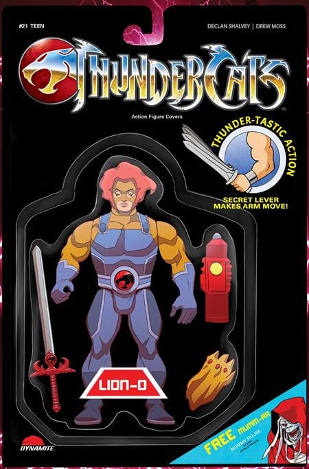 Dynamite Entertainment NEW THIS WEEK THUNDERCATS #21 CVR F DREW MOSS ACTION FIGURE VAR