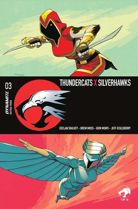 DYNAMITE Entertainment NEW THIS WEEK THUNDERCATS X SILVERHAWKS #3 CVR A DECLAN SHALVEY (VF/NM)