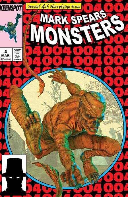 Ex Posse Holdings COMIC BOOK MARK SPEARS MONSTERS #4 CVR D MARK SPEARS ASM #300 HOMAGE VAR