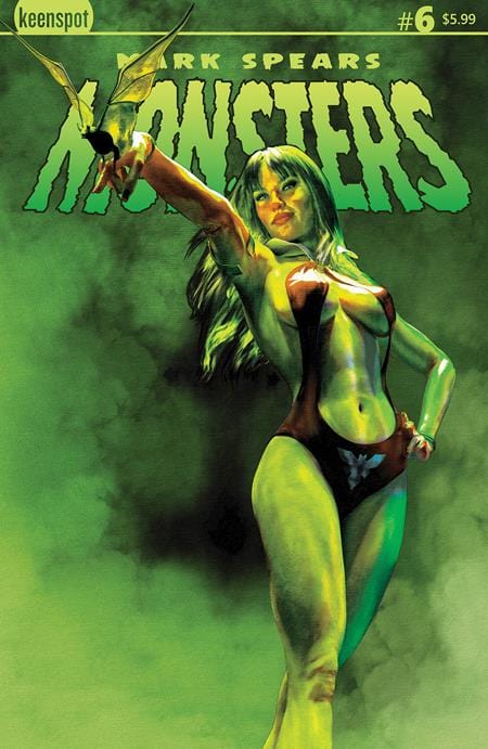Ex Posse Holdings COMIC BOOK MARK SPEARS MONSTERS #6 CVR C MARK SPEARS VAMPIRELLA VAR