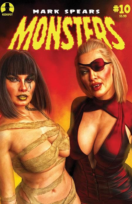 Ex Posse Holdings NEW NEXT WEEK MARK SPEARS MONSTERS #10 CVR D MARK SPEARS BLOOD & BEAUTY VAR (VF/NM)