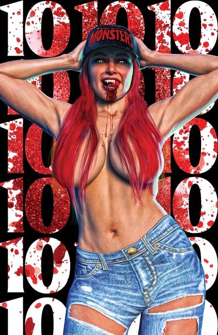 Ex Posse Holdings NEW NEXT WEEK MARK SPEARS MONSTERS #10 CVR F MARK SPEARS INC 1:50 FANGIRL SPOT FOIL VAR (VF/NM)