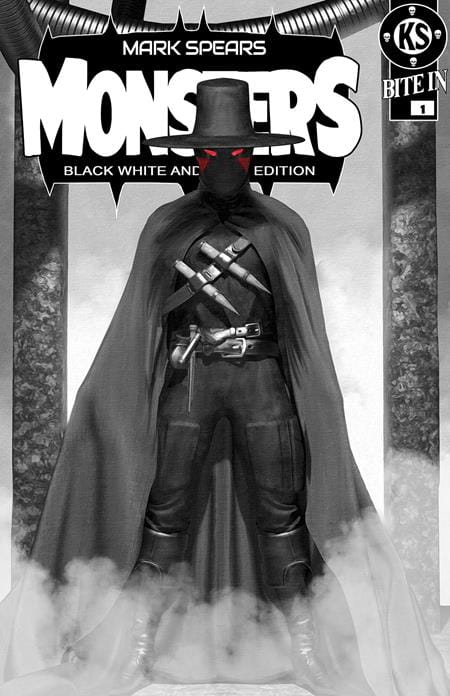 Ex Posse Holdings NEW THIS WEEK MARK SPEARS MONSTERS #1 7TH PTG BLACK WHITE & DEAD EDITION CVR D MARK SPEARS ABSOLUTE BATMAN #1 HOMAGE VAR (VF/NM)