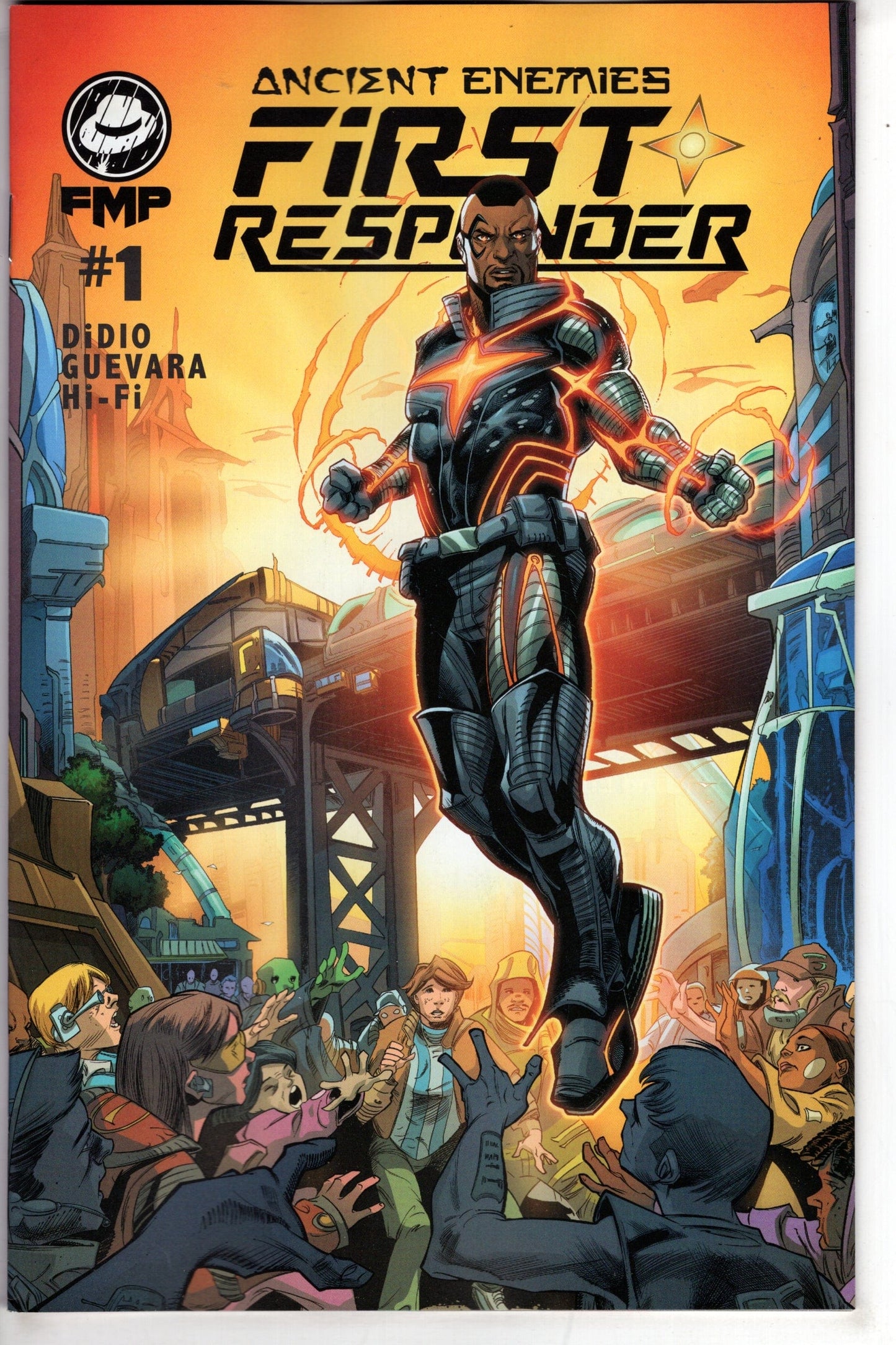 FRANK MILLER PRESENTS LLC COMIC BOOK Ancient Enemies: The First Responder #1 Cover A Guevara & Prad