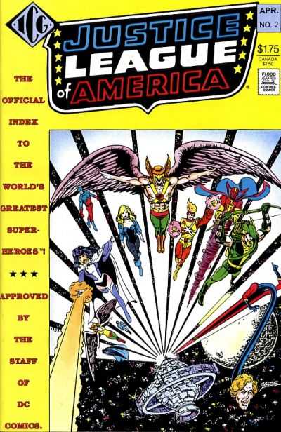 ICG COMIC BOOK The Official Justice League of America Index #2