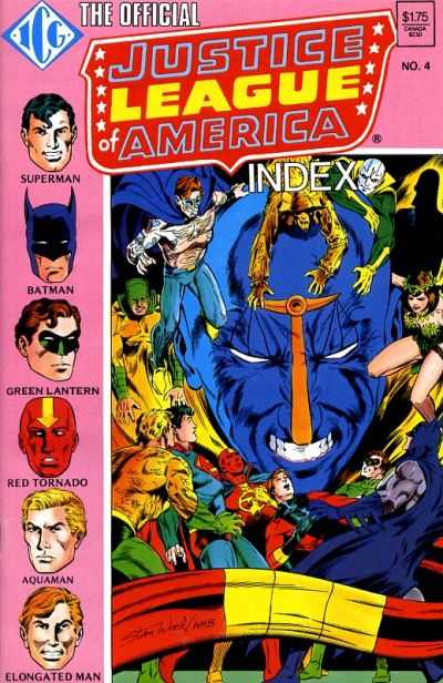 ICG COMIC BOOK The Official Justice League of America Index #4