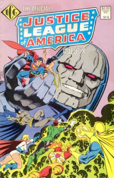 ICG COMIC BOOK The Official Justice League of America Index #6