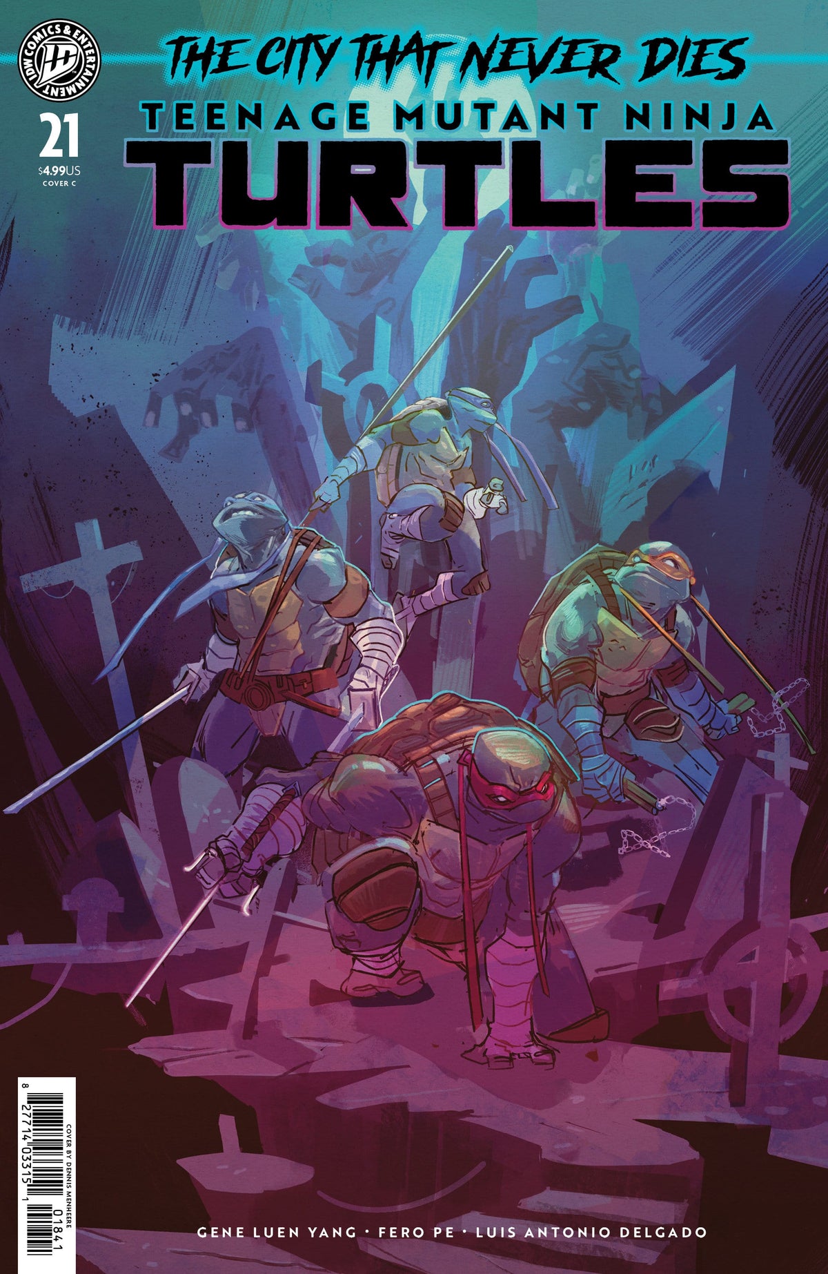 IDW NEW THIS WEEK Teenage Mutant Ninja Turtles #21 Variant C (Menheere) (VF/NM)